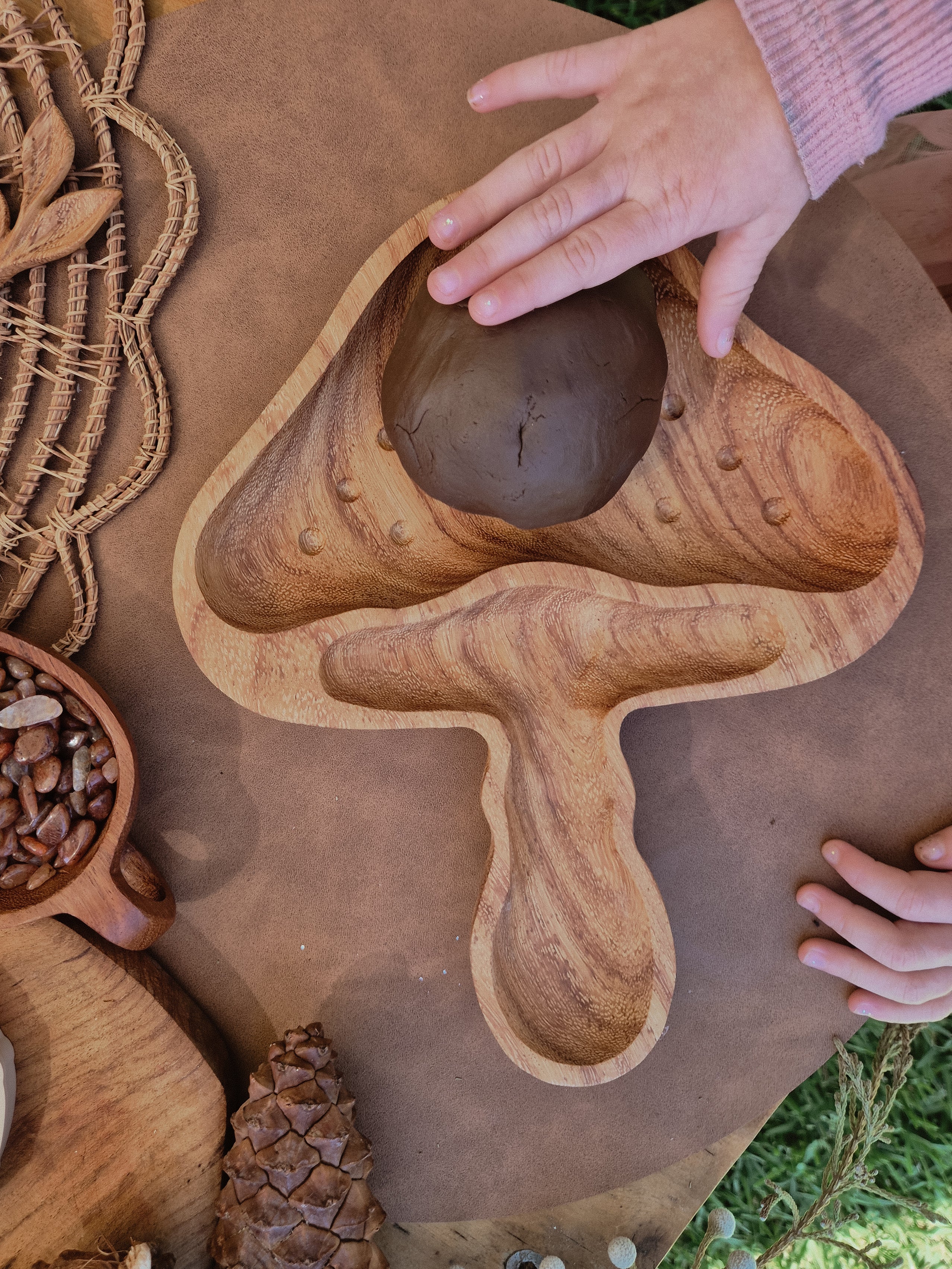 Meadow Mushroom Tray