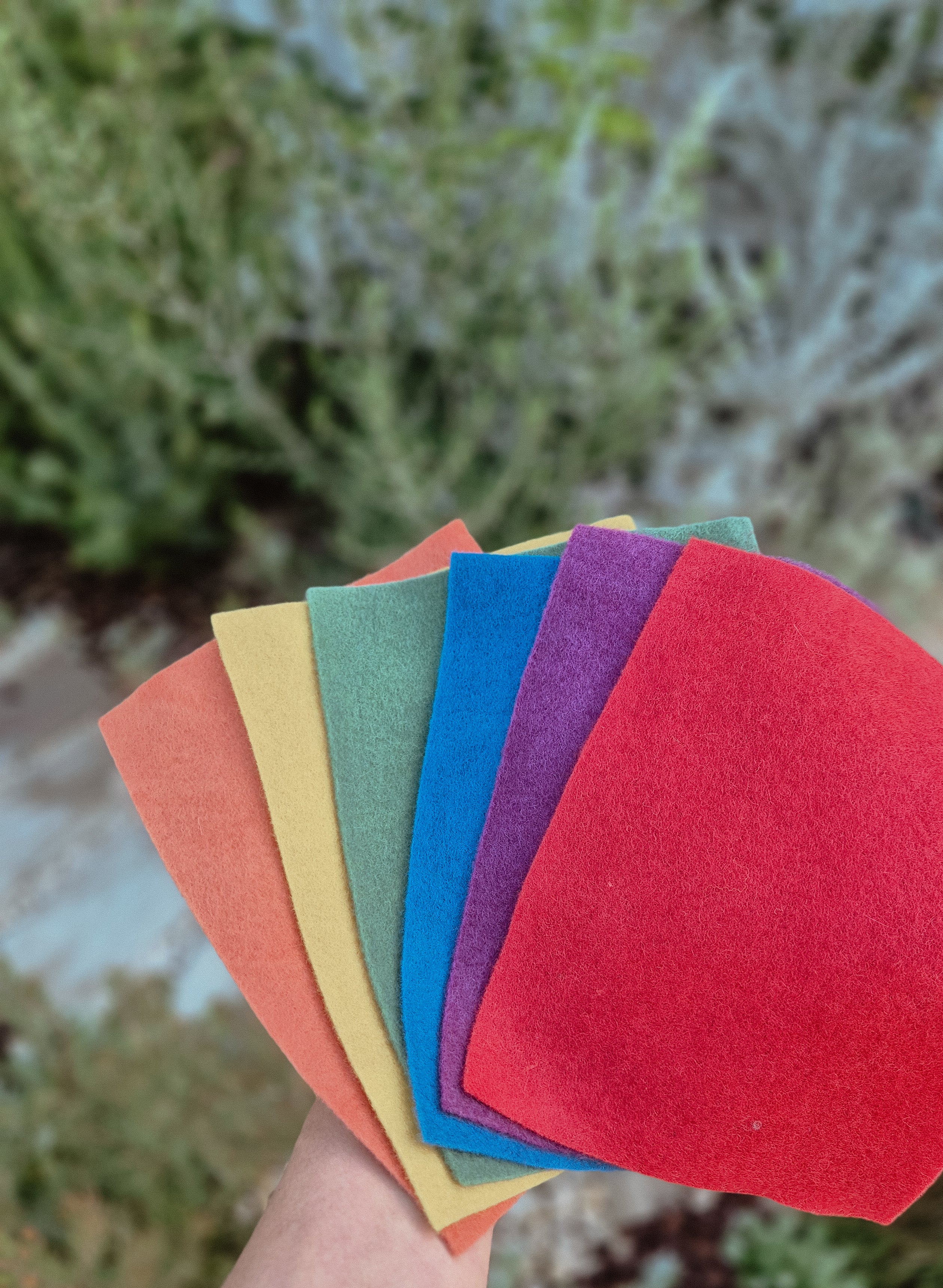 Filges Organic Plant Dyed Wool Felt - Basic Assortment
