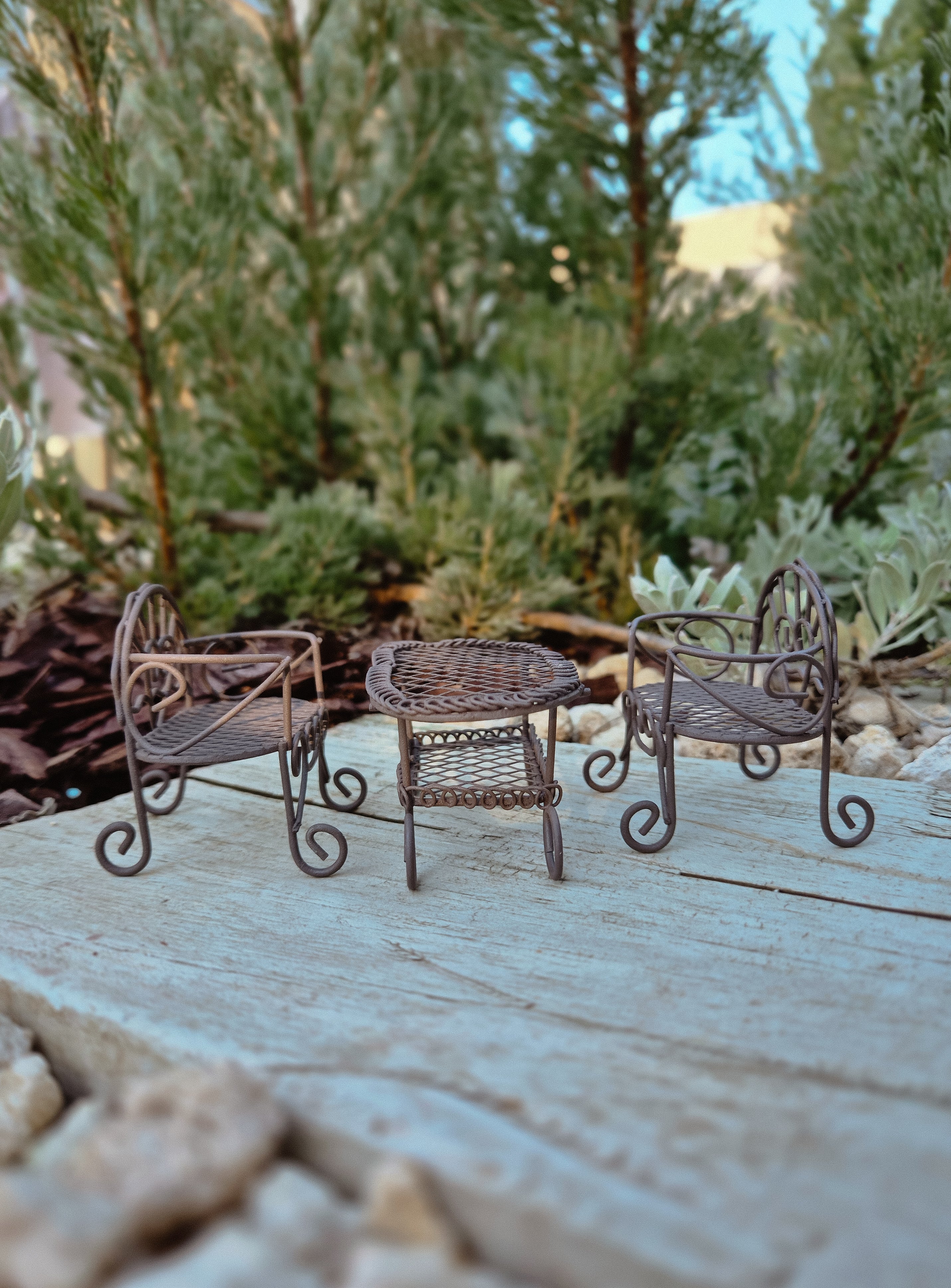 3 Piece Metal Lounge Set