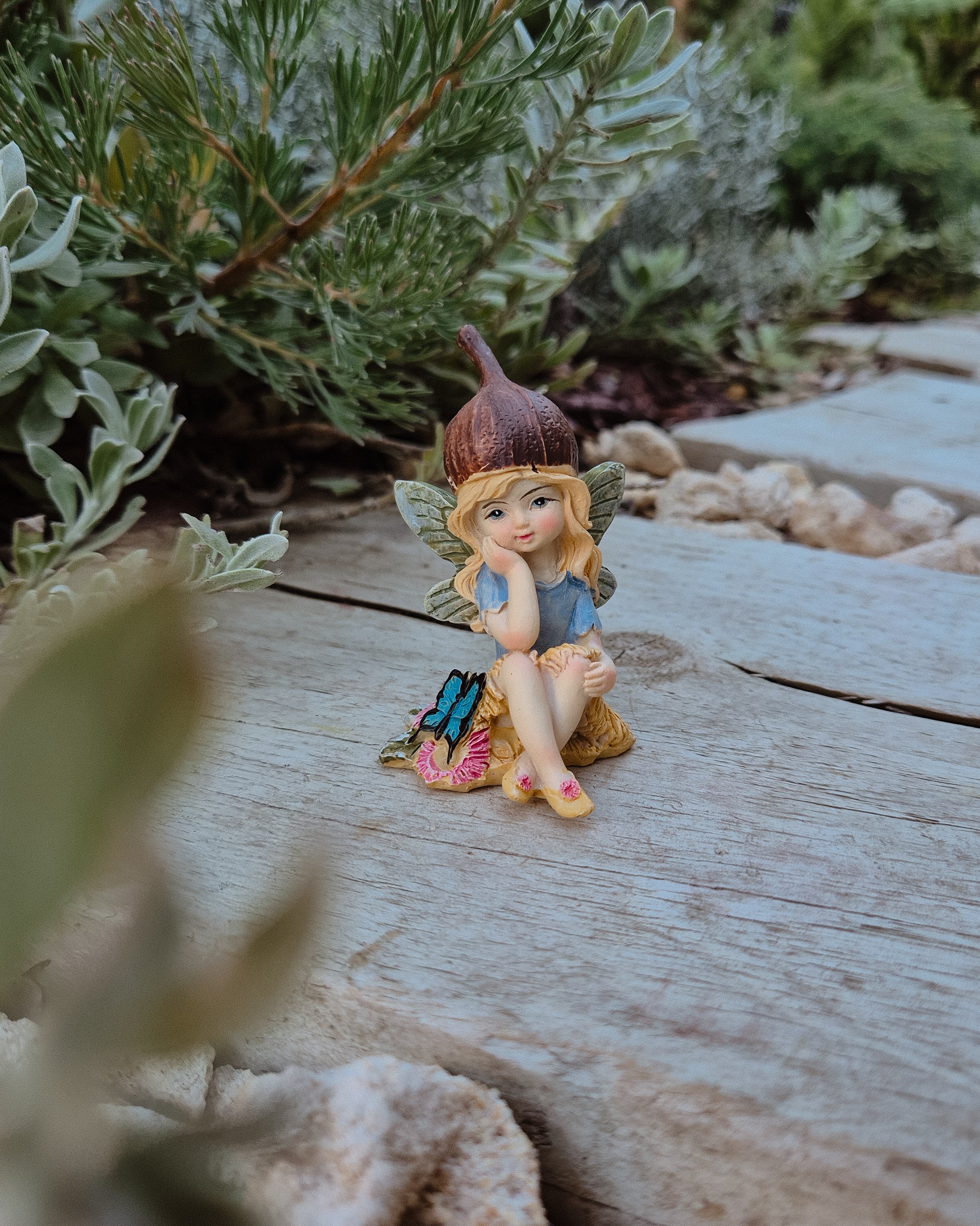 Gumnut Fairy with Butterfly
