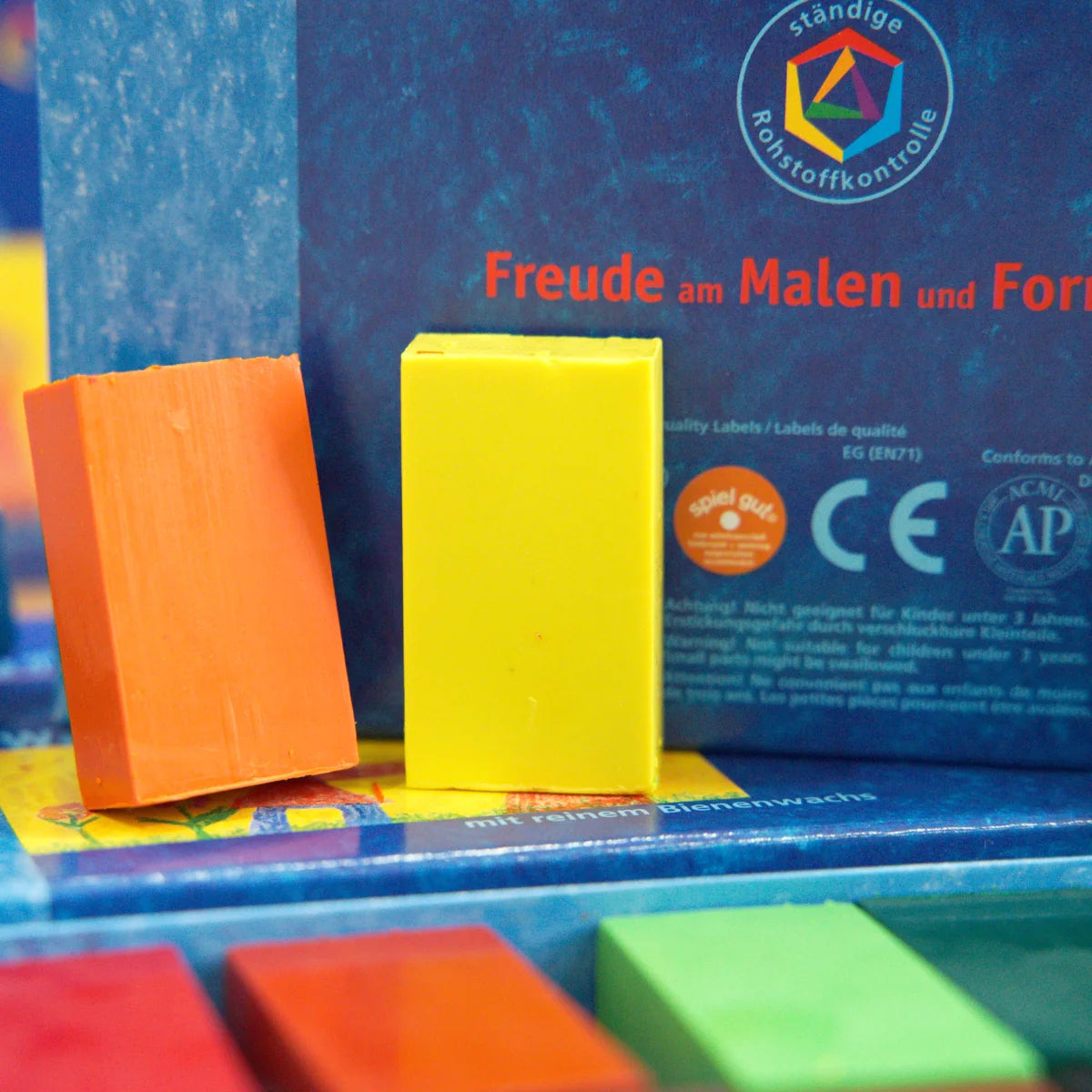 STOCKMAR Tin of 16 Wax Block Crayons