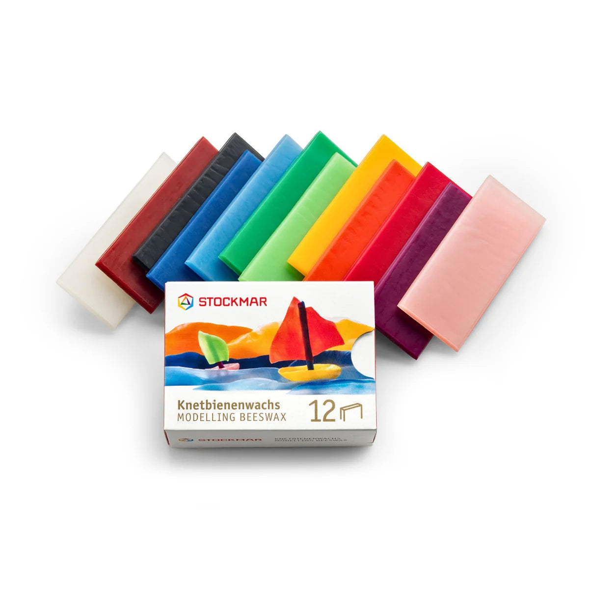 STOCKMAR Modelling Beeswax 12 Assorted Colours